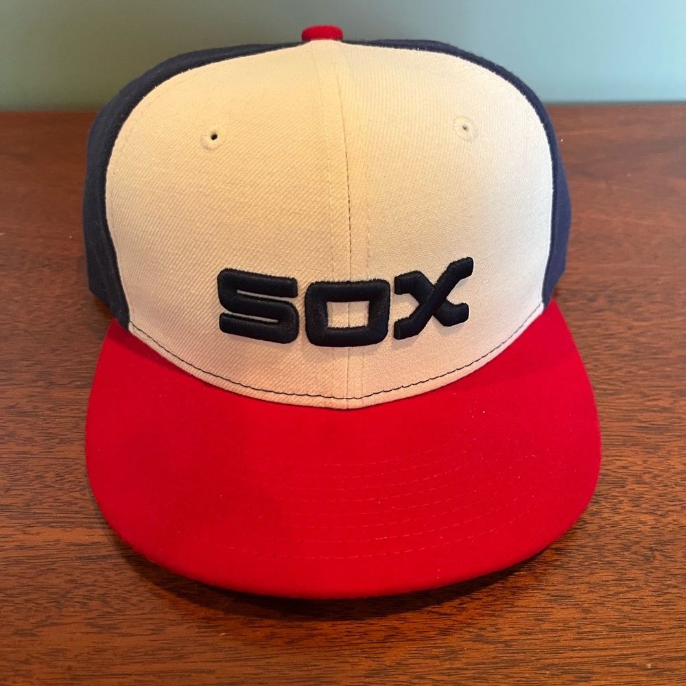 New Era Navy and White 59FIFTY Cap